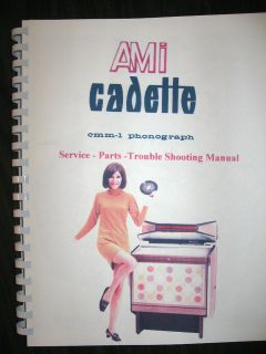 AMI ROWE CMM 1 CADETTE Jukebox Manual 284 pages
