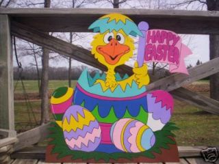EASTER DUCK HATCHING From Egg Yard Art Decoration