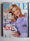   MURPHY March 1999 Vogue ANGELA LINDVALL NAOMI CAMPBELL MAGGIE RIZER