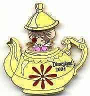Disney ALICE DORMOUSE in a Teapot Doormouse Alice in Wonderland LE Pin