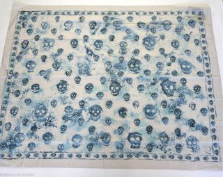 ALEXANDER McQUEEN SMUDGY SKULL SCARF BNWT SOLD OUT 