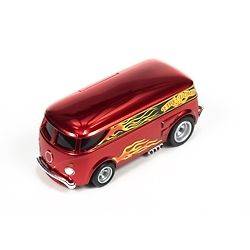 Autoworld 4Gear R4 Firebomb (Chrome Red) HO Scale Slot Car