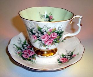 Royal Albert Flower of The Month May Lily of the Valley Tea Cup and 