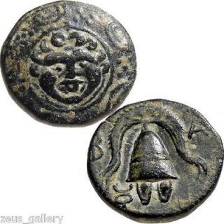 ALEXANDER the GREAT Ancient Greek Coin GORGON MACEDONIAN Shield HELMET 