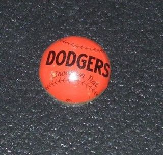 1938 Baseball Tabs Team Pin/Button/Coi​n Brooklyn Dodgers (Red)