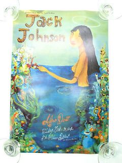   JACK JOHNSON Concert Poster w/ Alana Davis   The Fillmore DENVER CO