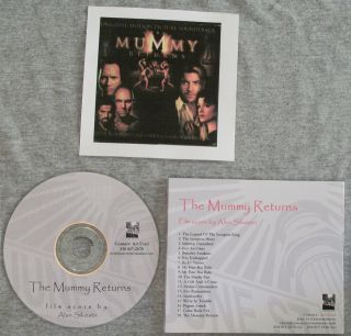 Alan Silvestri   The Mummy Returns soundtrack   U.S. PROMO cd   RARE