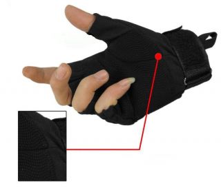   Military Tactical Airsoft Adjustable Gloves Protective Black Hawk