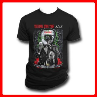 Scorpions The Final Sting Tour 2012 Concert Black T Shirt Size S M L 