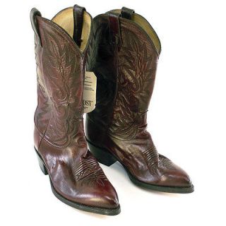 Dan Post Leather Western Cowboy El Paso Boots Mens 8 EW