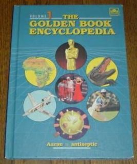   Golden Book Encyclopedia Volume 1 Aaron To antiseptic Golden hardcover
