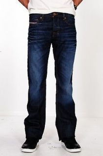 Diesel Jeans Zatiny 73N Boot Cut Denim Designer Sexy Blue Men New