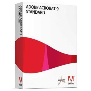 adobe acrobat 9 standard 2PC windows full version