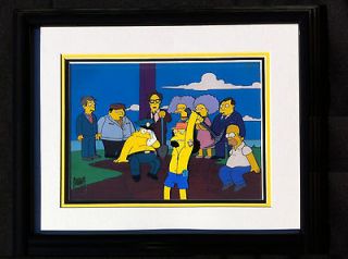 Homer the Vigilante Simpsons Animation Cel by 20th Century Fox