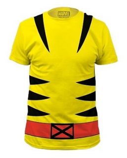 Wolverine Suit Marvel Costume Licensed T Shirt Adult Small