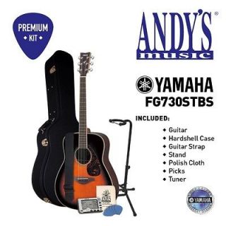 Yamaha FG730STBS Acoustic Guitar Brown Premium Kit