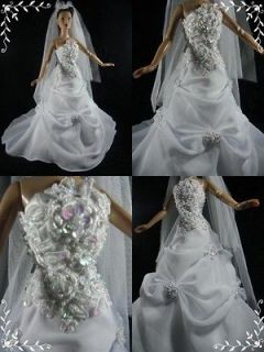Tonner Sydney Gene Tyler Outfit handmade Wedding Bride Dress Gown with 