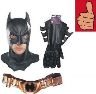   Set   Gloves, Mask & Utility Belt   Adult   Dark Knight Rises