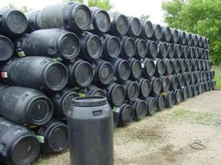 58 gallon Food Grade Plastic Barrel, use for Rain Barrels +more, SE 