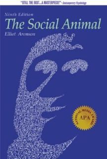 Social Animal by Elliot Aronson 2003, Paperback