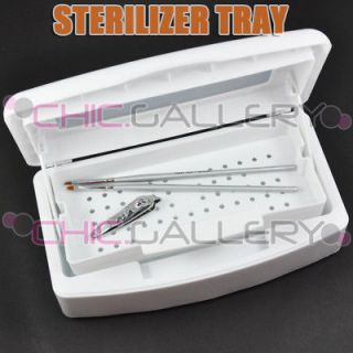 STERILIZER TRAY   STERILIZING CLEAN NAIL ART TOOL  117