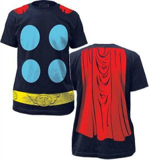 Thor Marvel Comics Avengers Suit With Cape Costume Licensed Adult T 