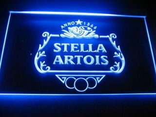 w3201 Stella Artois Beer BAR Neon Light Sign