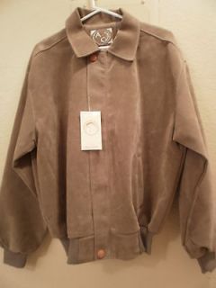 armani collezioni leather jacket in Coats & Jackets
