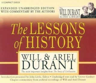 The Lessons of History by Will Durant and Ariel Durant 2004, CD 