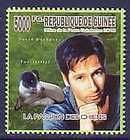 Fox Terrier Dogs David Duchovny Famous People Guinea MNH stamp 2010
