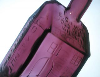 Boozs Old Cabin Whiskey Liquor Bottle Purple Wheaton NJ 1840 