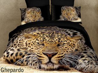 Duvet Cover Sets, 6PCs Safari Animal Theme Bedding by Dolce Mela 