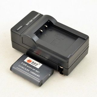 DSTE 900mAh NP BX1 BX1 Battery + Charger for Sony DSC RX100 RX100 Full 