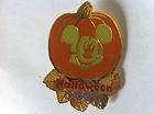 Disney Auction Pin LE 100 Halloween pumpkin Mickey no COA HTF see all 