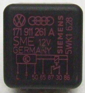 RELAY / RELAIS VW AUDI FAST GLOW PLUG CONTROLLER 171911261A GERMANY