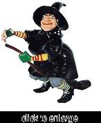 Papo   Witch on Broomstick 39153 Hand Painted Figurine FREE US 