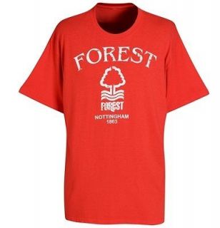 Official Nottingham Forest Essential Distressed Football Soccer Shirt 