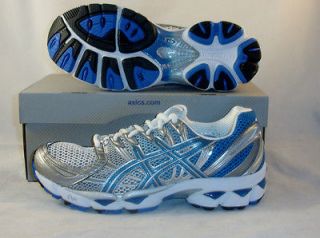 Asics Gel Nimbus 12 Womens Running Shoes size 9 D WIDE NEW Blue