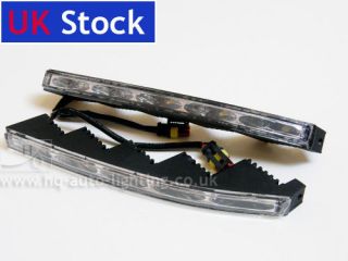 15CM 8 LED DAYTIME RUNNING DRL LIGHTS WITH AUTO OFF SWITCH SAAB ALL