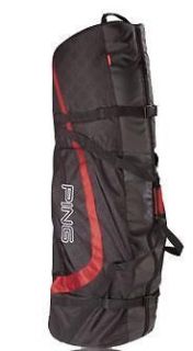 2011 2012 Ping Golf Small Travel Cover with Wheels New Black/Red $99 