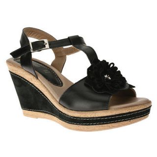 Azura Colombia Leather T strap Black Womens Shoes All Sizes