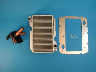 1957 Chevy Deluxe Heater Core & Heater Control Valve, Aluminum, NEW 57 