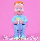 Blue Baby Boy Doll Nursery Fisher Price Loving Family Dream Dollhouse 