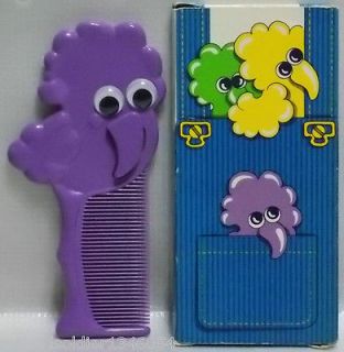 NEW Vintage 1984 Avon Pocket Peeper Childs Hair Comb Purple Sesame 