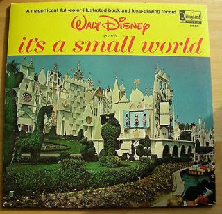   Small World Childrens Record, Disney, 1963, Book and Record #3925