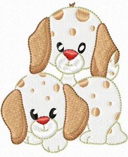 PUPPIES 20 MACHINE EMBROIDERY DESIGNS ####PLUS 2 FREE SETS