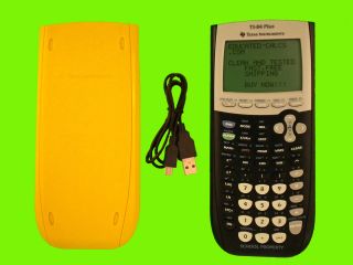 Texas Instruments TI 84 Plus Graphing Calculator Yellow FREE & FAST 