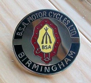 BSA Birmingham pin / badge Biker Rocker Cafe Racer Motorcycle 59 Ton 