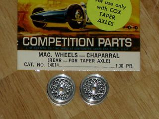   Chaparral Wheels Rear #14014 (Taper Axel) 1/24 scale slot car vintage