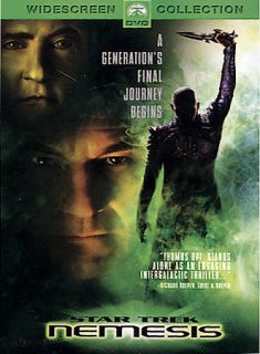 Star Trek Nemesis DVD, 2003, Full Frame